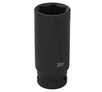 Douille à Impact profond métrique 21/22/24mm, revêtement en acier robuste, empêche la rouille, prise d'air pneumatique, entraînement Noob Friendly (24MM)