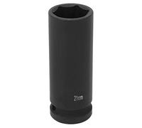 Douille à Impact profond métrique 21/22/24mm, revêtement en acier robuste, empêche la rouille, prise d'air pneumatique, entraînement Noob Friendly (21MM)