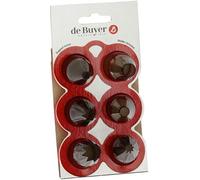 De Buyer - Coffret CLASSIC : 6 douilles en tritan avec support - 16,5 x 8,5 x 7 cm -, Noir