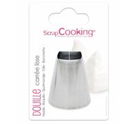 ScrapCooking - Douille Carrée Cannelée en Inox - Douille à Pâtisserie Pochage Carré - Pour Décoration Gâteaux, Entremets, Cupcakes & Meringues - Embout Accessoire Ustensile - 1748