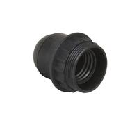 Douille à vis avec bague - 1/2 filetée - E27 - noir DEBFLEX