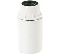 Douille à visser E14 plastique lisse blanc M10 EBENOID
