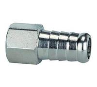 Douille à visser G 3/8 i., pour tuyau LW 10 mm, SW 19 laiton nickelé