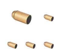 Douille ampoule - Soquet ampoule - Douille lumière - Douille de lampe - Douille De Chantier - Fourreau Lampe - DEBFLEX 712520 Or Chemise Lisse raccord 10mm douille (Lot de 5)