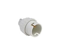 Douille ampoule - Soquet ampoule - Douille lumière - Douille de lampe - Raccord électrique - Douille de chantier - Douille B22 Nylon Double Bague - Debflex - 712030
