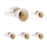 Douille avec Fiche DCL 6A 250V B22 - Blanc - Zenitech (Lot de 5)