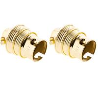 Douille B22 acier laitonné double bague - Zenitech