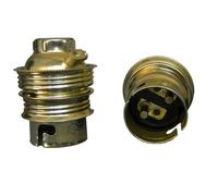 Douille B22 acier laitonné double bague - Zenitech