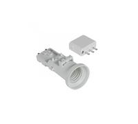 Douille ampoule - Soquet ampoule - Douille lumière - Douille de lampe - Douille B22 + Fiche Pour Installation Sans Outil Eclairage Provisoire - Debflex - 712760