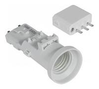 Douille B22 et fiche DCL plastique blanc DEBFLEX blanc G