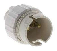 Zenitech - Douille B22 Nylon simple bague Blanc blanc