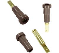 Douille banane Ø de la broche: 2 mm Stäubli EB2 23.1011-27 marron