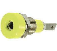 Douille banane Ø de la broche: 2 mm Stäubli LB-I2R 23.0030-20 vert, jaune