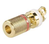 Douille banane Ø de la broche: 4 mm BKL Electronic 0103035 rouge 1 pc(s)