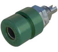 Douille banane Ø de la broche: 4 mm SKS Hirschmann BIL 30 930166104 vert