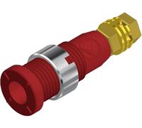 Douille banane Ø de la broche: 2 mm Hirschmann Test & Measurement MSEB 2600 G M3 Au 975454701 rouge