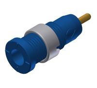 Douille banane Ø de la broche: 2 mm SKS Hirschmann MSEB 2630 S 1,9 Au 975459702 bleu