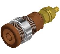 Douille banane de sécurité Ø de la broche: 4 mm Hirschmann Test & Measurement SEB 2600 G M4 972354105 marron 1 pc(s)