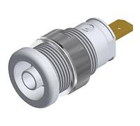 Douille banane de sécurité Ø de la broche: 4 mm SKS Hirschmann SEB 2610 F4,8 972355107 blanc 1 pc(s)