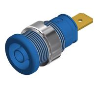Douille banane de sécurité Ø de la broche: 4 mm SKS Hirschmann SEB 2620 F6,3 972356102 bleu 1 pc(s)