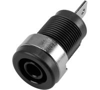 Douille banane de sécurité Ø de la broche: 4 mm TRU COMPONENTS 6239C26EN 630968 noir