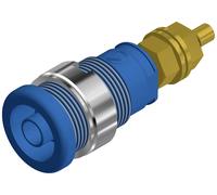 Douille banane de sécurité Ø de la broche: 4 mm SKS Hirschmann SEB 2600 G M4 972354102 bleu 1 pc(s)