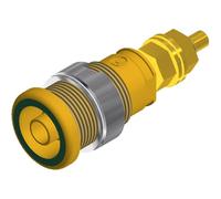 Douille banane de sécurité Ø de la broche: 4 mm SKS Hirschmann SEB 2600 G M4 972354188 vert, jaune 1 pc(s)
