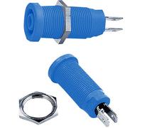 Douille banane de sécurité Ø de la broche: 4 mm Stäubli XEB-1R 9410088823 bleu 1 pc(s)