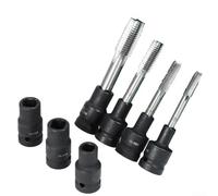 Douille carrée de 30,5 cm pour robinet M6 vers M24, conçue pour une utilisation avec des cliquets de 1,27 cm et des clés électriques, spécial pour un profil carré pour un ajustement précis ()