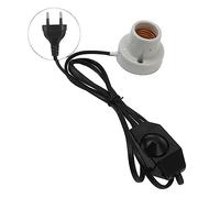 Douille Céramique pour Lampe Chauffante de Reptiles, Support E27, 250V, Compatible avec Prise UE
