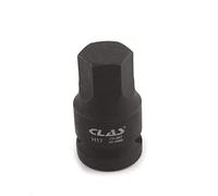 Douille choc écrou moyeu VAG héxagonale 17mm L.43mm 1/2" Cr-Mo - SA 0486 - CLAS Equipements