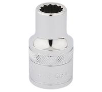 Douille Chrome Standard Longueur 1/2"D 3/8" AF 12 Points Draper HI-TORQ 33599