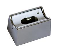 Douille chromée S14d pour Osram Linestra Ralina avec socle en métal