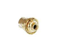 Douille classique simple bague à connexion automatique - Acier laitonné - B22- Encliquetable - Or