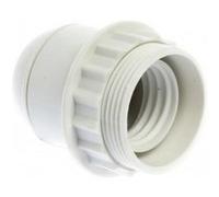 Douille classique simple bague à connexion automatique - E27 - Encliquetable - Blanc