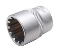 Douille courte 17 mm - 3/8'' - 12 pans