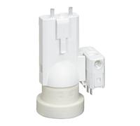 Legrand Douille DCL E27 060135 compacte, livrée avec fiche, blanc