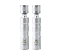 Douille d'allumage magnétique pivotante, 14 mm et 16 mm, outil à paroi mince à 12 points entraînement à 360 degrés pour moteurs BMW Mini