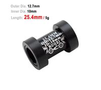 Douille D'amortisseur Arrière De Vélo En Alliage Al 7075,Vtt,Manchon De Flexion,Adaptateur De Cale,12,7x8/10mm - Type 12.7x10x25.4mm