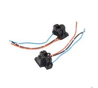 sourcing map 2pcs 3 Terminaux plastique Prise phare H4 Voiture Ampoule Brouillard douille faisceau câblage