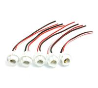 Douille d'ampoule SOURCING MAP 5pcs Lampe Ampoule W5W T10 Douille pour raccord de fil