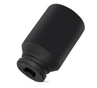 Douille de 36 mm 1/2" pour visseuse à percussion multi-dents - Outil de force - Douille à impact - 12 pans - 12,5 mm - Facile à retirer des écrous d'axe CR-MO