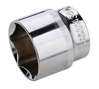 Douille de 36 mm connexion 1/2" - écrou hexagonal à 6 pointes | Outil durable antirouille | Accessoire de clé dynamométrique professionnelle pour machines de construction d'atelier