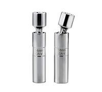 Douille de bougie d'allumage magnétique pivotante à paroi mince de 14 mm et 16 mm, outil de retrait de douille à 12 points, compatible avec moto, voiture, SUV, BMW, Nissan, Mini, Mercedes