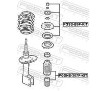FEBEST PGSS-B9F-KIT Kit de réparation, coupelle de suspension pour CITROËN,PEUGE