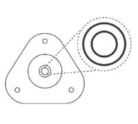 Douille de démarreur Essieu avant SM5639 KYB pour TOYOTA RAV 4 III AURIS
