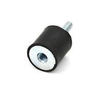 Douille de goujon 1 pièces M3 M4 M5 M6 M8 amortisseur en caoutchouc, supports d'isolateur d'accessoires automobiles, isolateur fileté de bloc Anti-Vibration(8 * 8 M3)