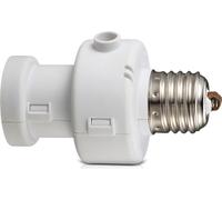 Douille de lampe Adaptateur pour douille de lampe avec capteur crépusculaire Culot de lampe E27 blanc