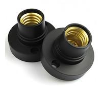 Douille de lampe de remplacement E14 2 pièces douille d'ampoule en plastique