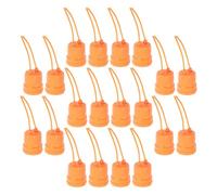 Douille de Lampe E27 Orange Céramique Pvc, Fil, 20 Pièces Étanche | Support Haute Puissance, Résistance aux Hautes Températures, Usage Extérieur et Éclairage Industriel, Pièce de Rechange